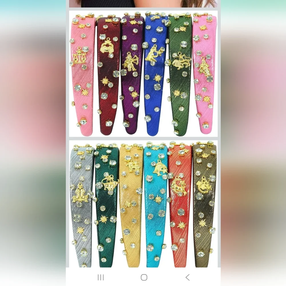 Constellation Headband Zodiac Collection Women Padded Headbands
